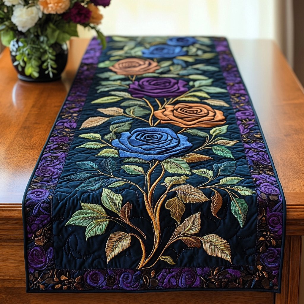 Majestic Petals Table Runner