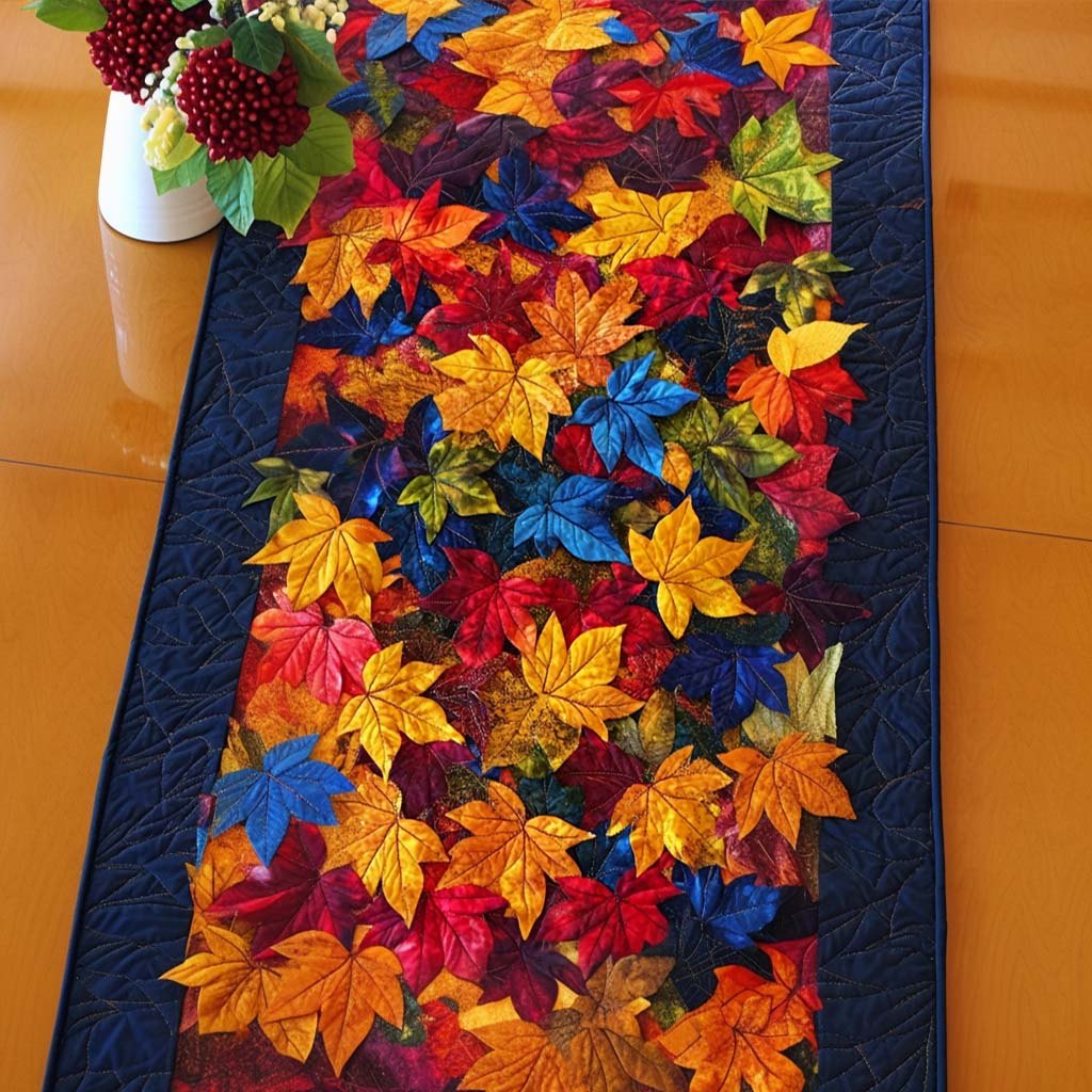 Maple Leaf Kisses Table Runner