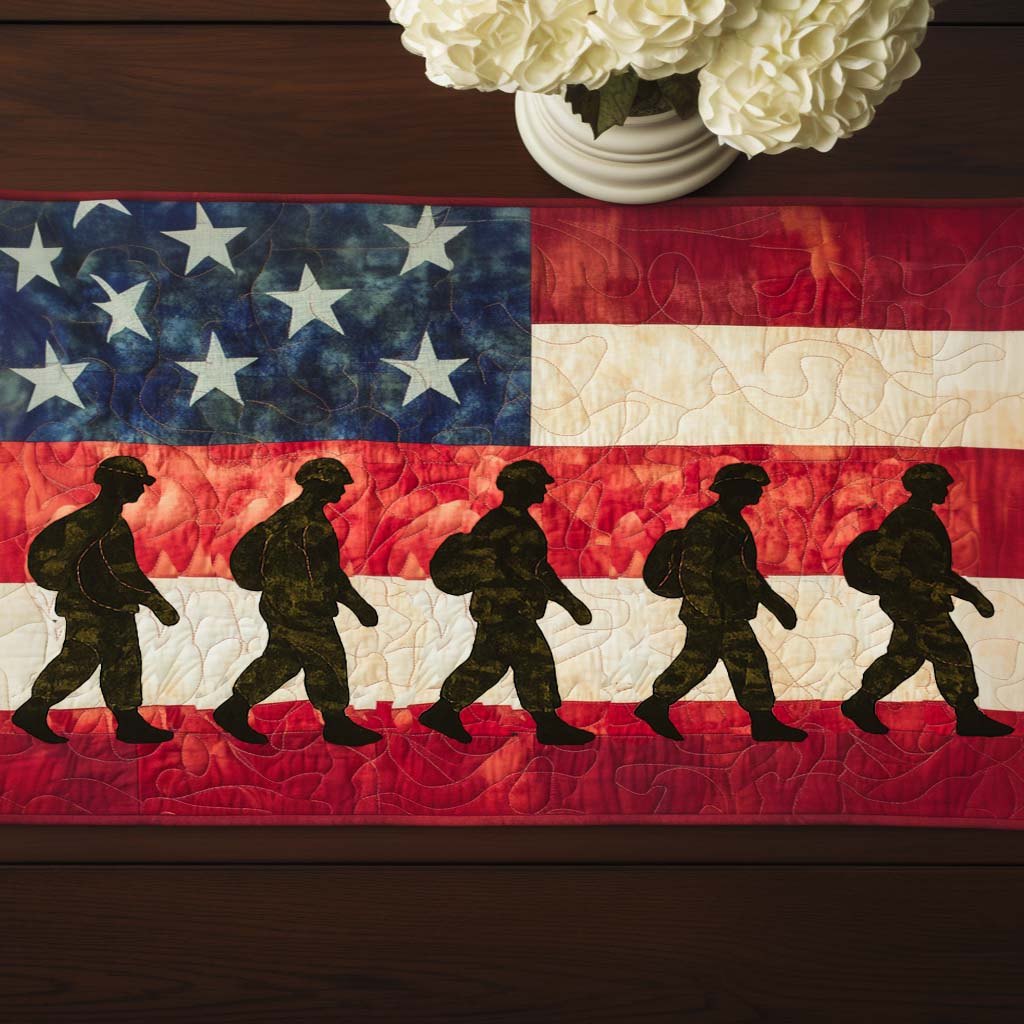 Marching for Freedom Table Runner