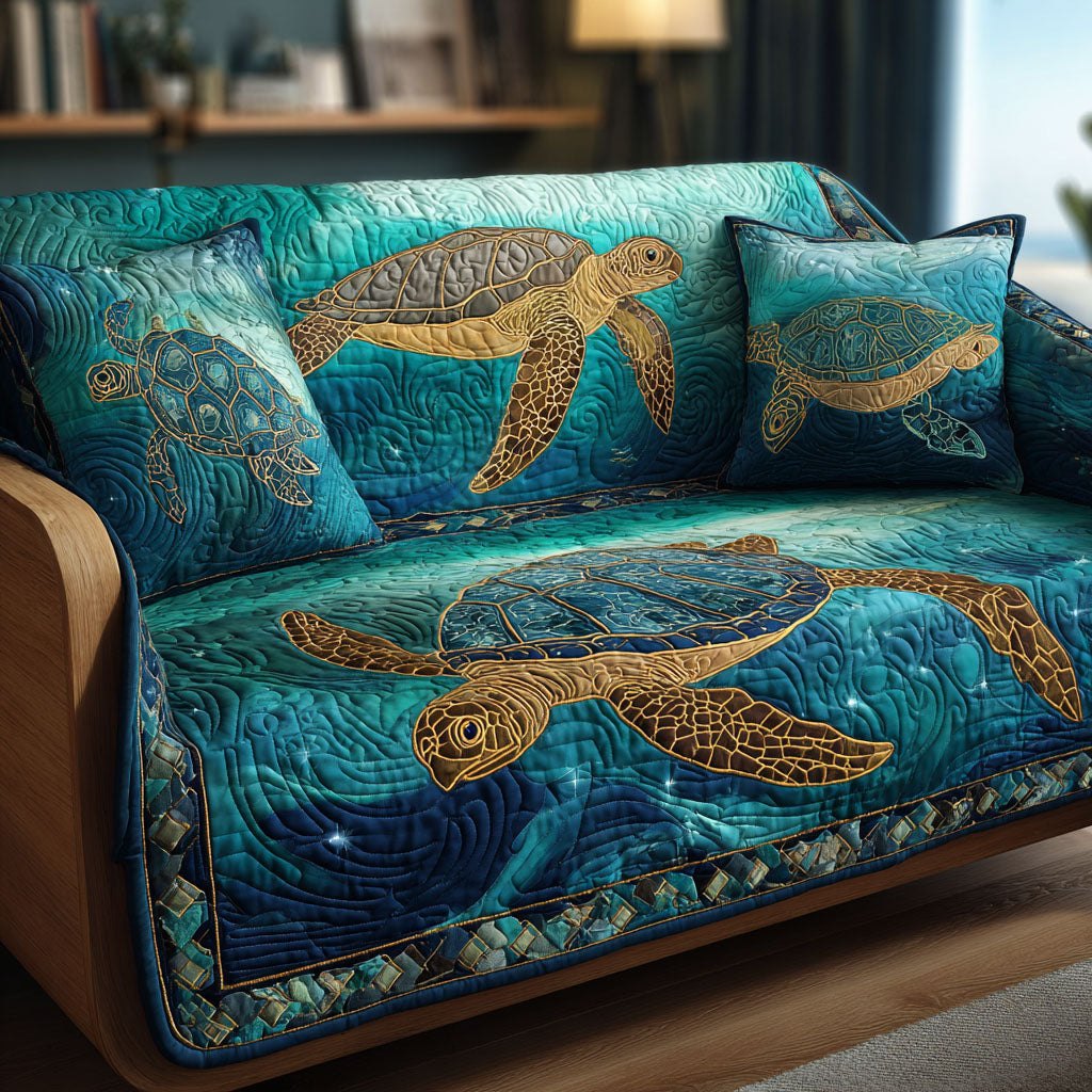 Marine Glow Sofa Cover