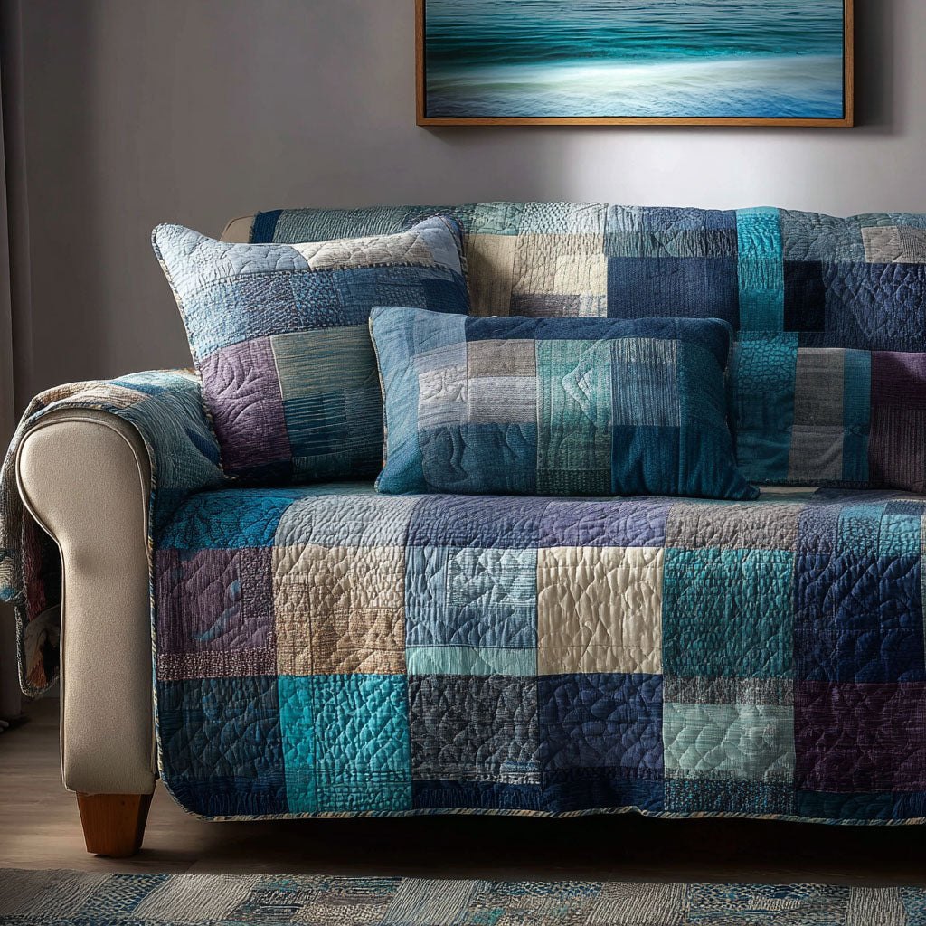 Marine Patch Sofa Cover