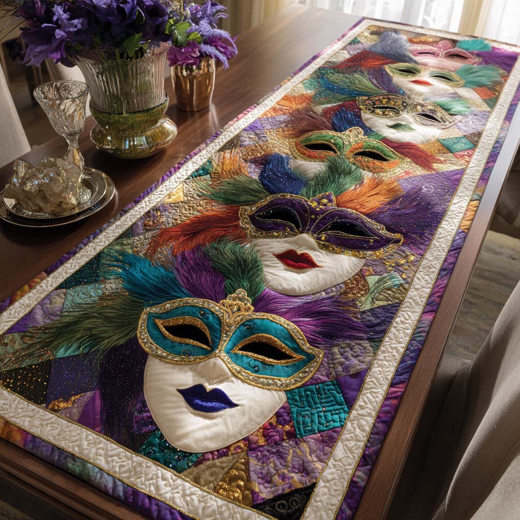 Masquerade Glow Table Runner