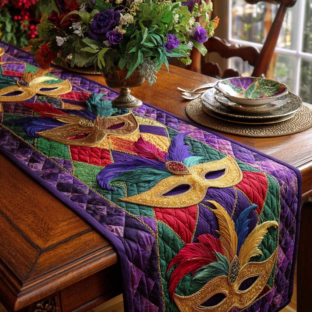 Masquerade Joy Table Runner