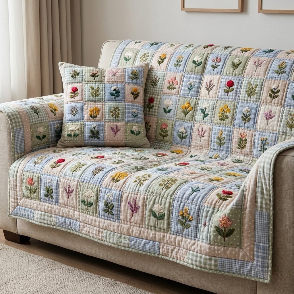 Meadow Botanica Sofa Cover