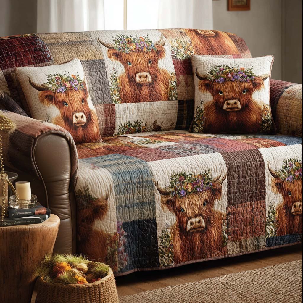 Meadow Friends Sofa Cover