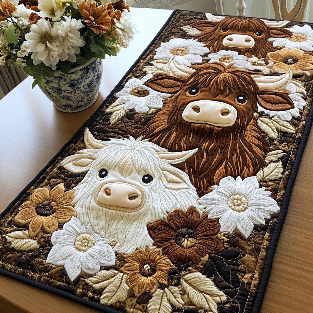 Meadow Friends Table Runner