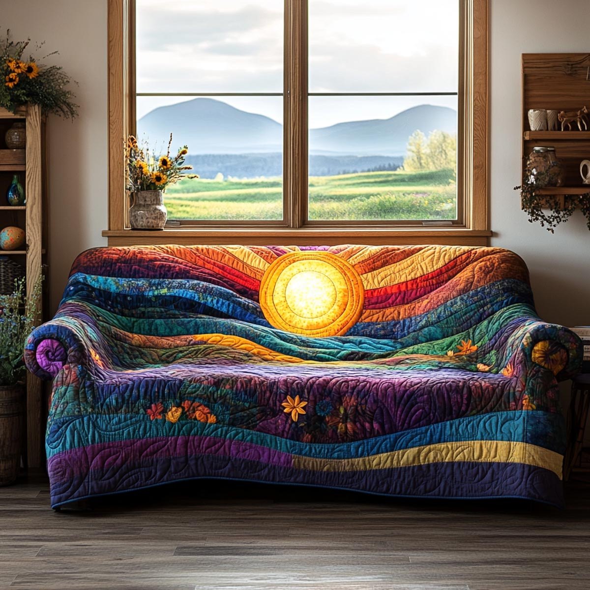 Meadow Glow Sofa Cover