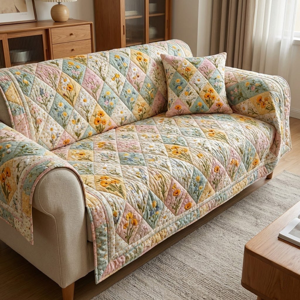 Meadow Herbarium Sofa Cover