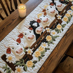 Meadow Moo Table Runner