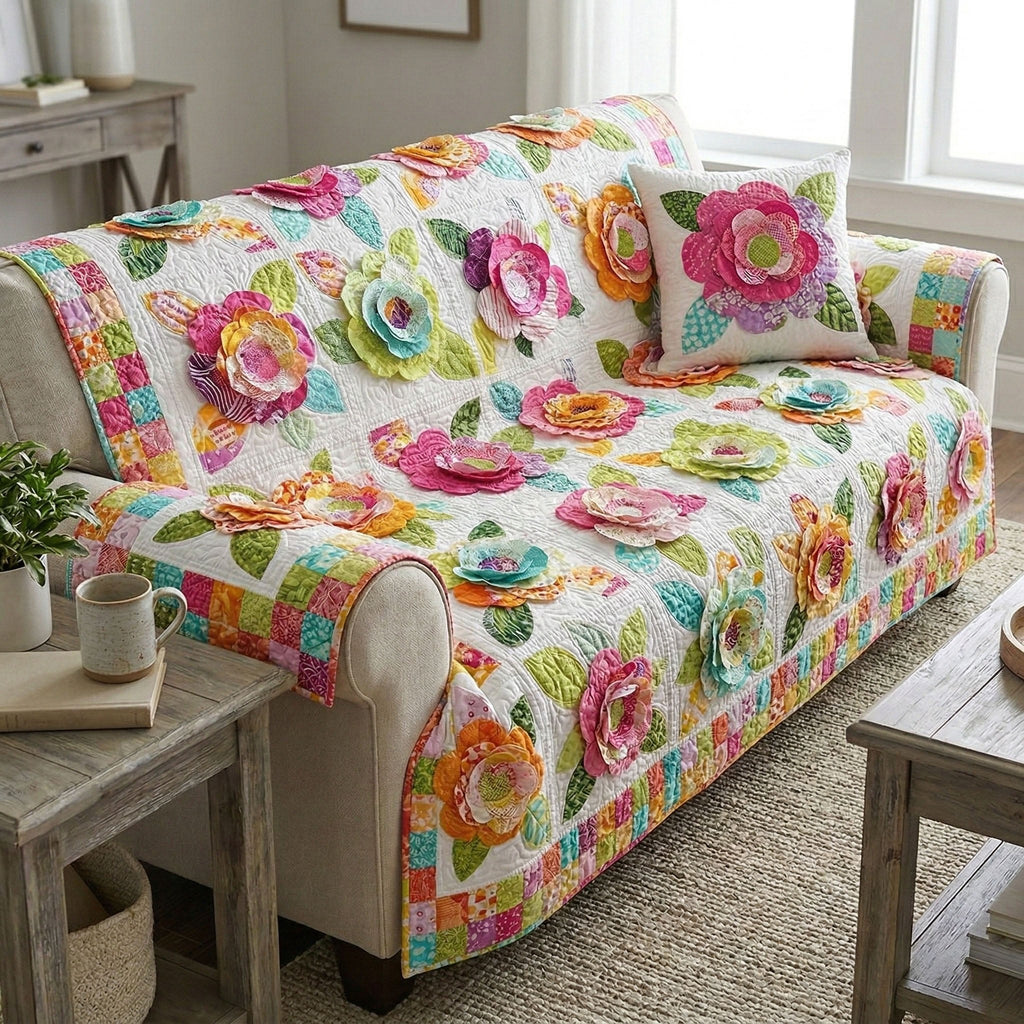 Meadow Nostalgia Sofa Cover