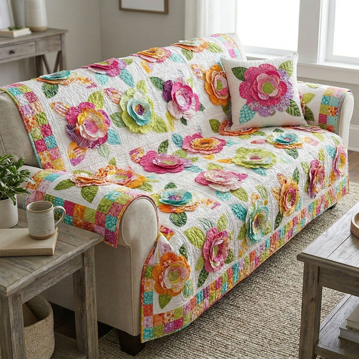 Meadow Nostalgia Sofa Cover