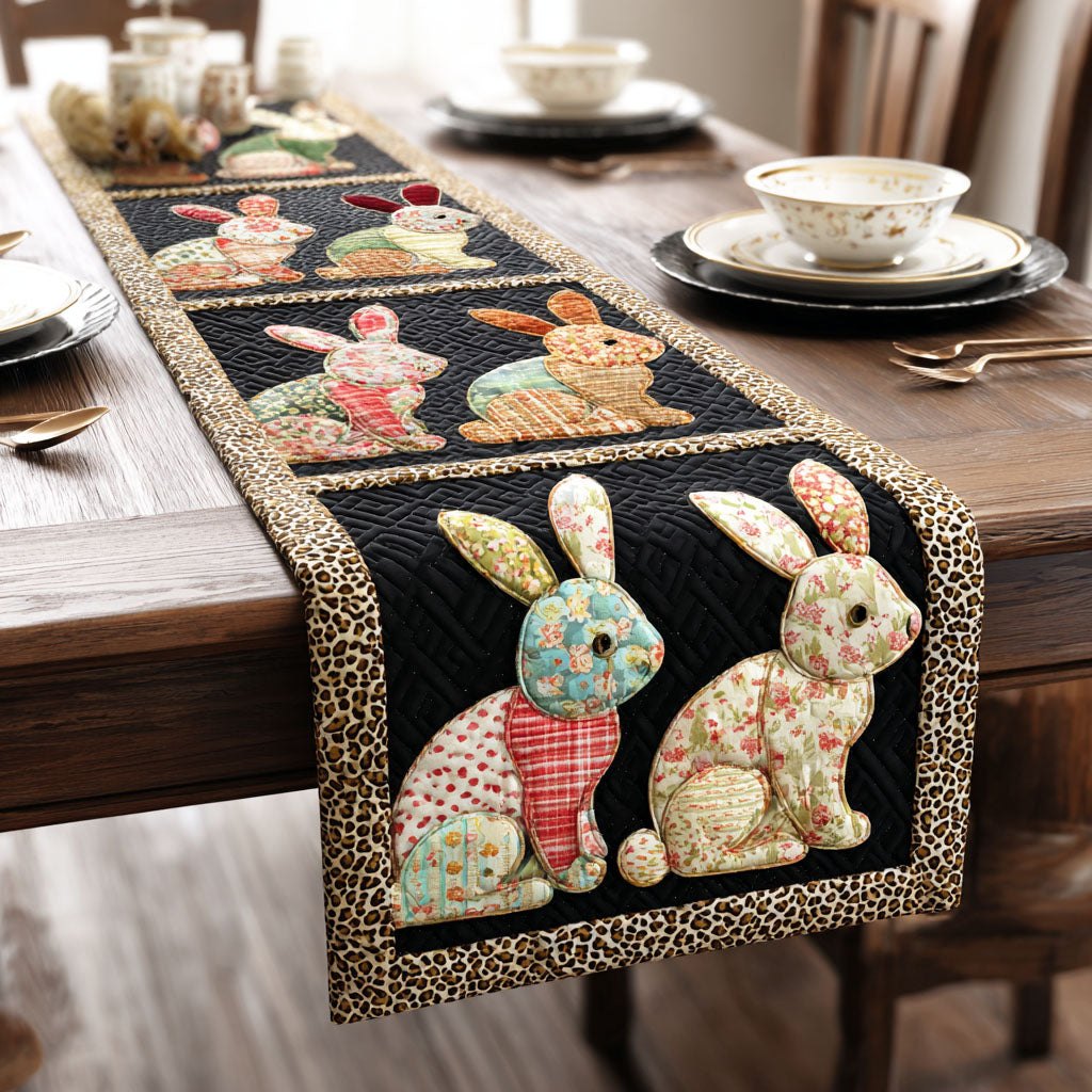 Meadow Rabbit Table Runner