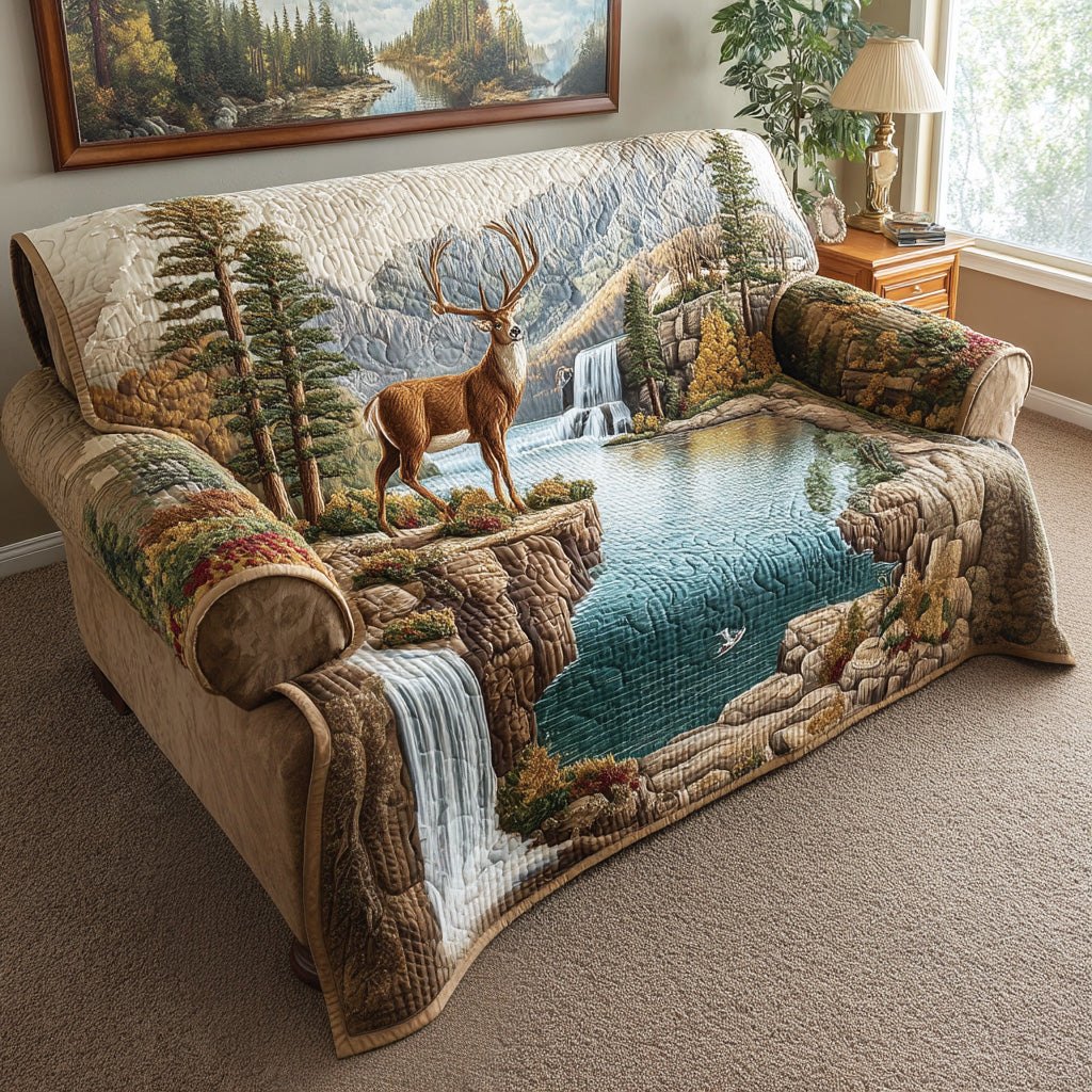 Meadow Stag Sofa Cover