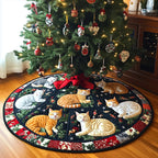 Merry Catsmas Christmas Tree Skirt