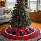 Merry Fetch Christmas Tree Skirt