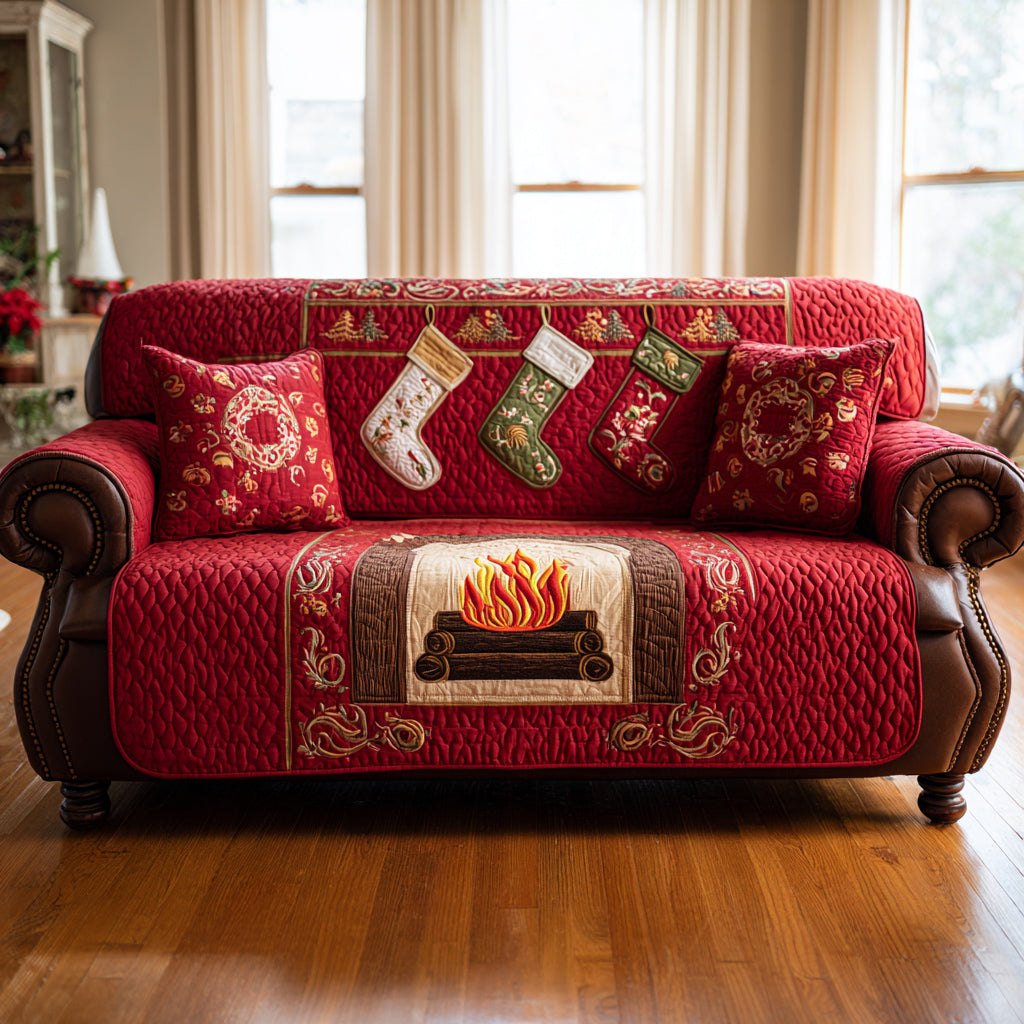 Merry Fireplace Sofa Cover