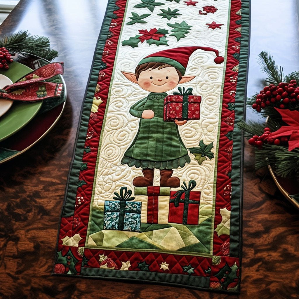 Merry Gift Bringer Table Runner