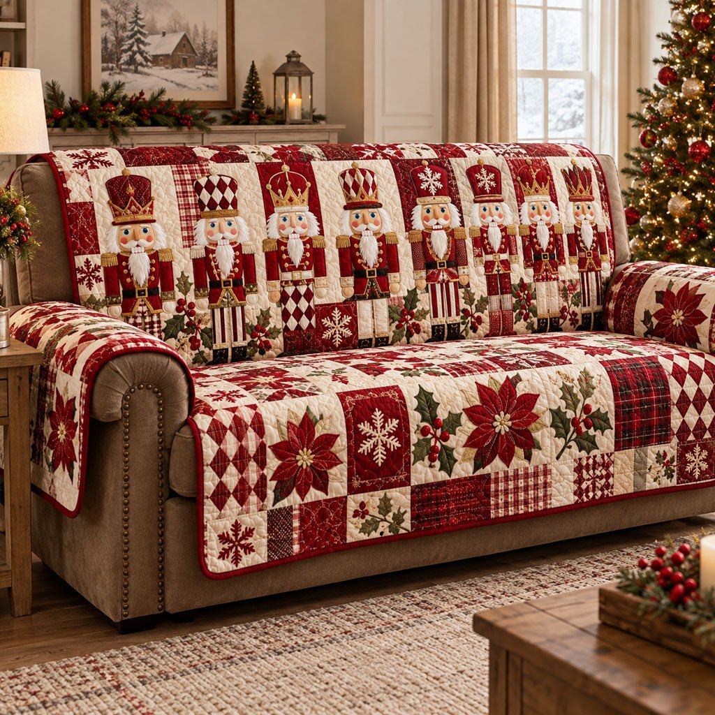 Merry Nutcracker Magic Sofa Cover