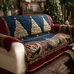 Merry Pine Scene Sofa Cover