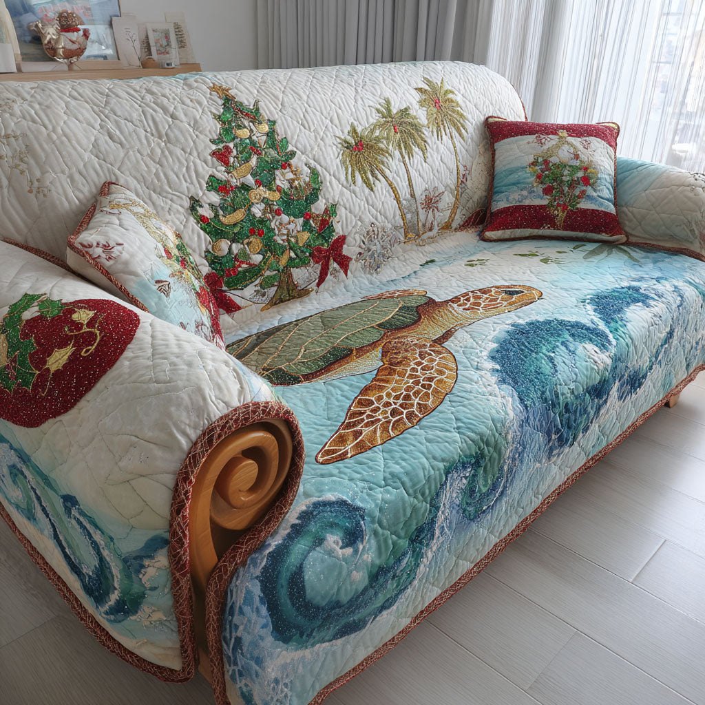 Merry Turtle Shore Sofa Cover