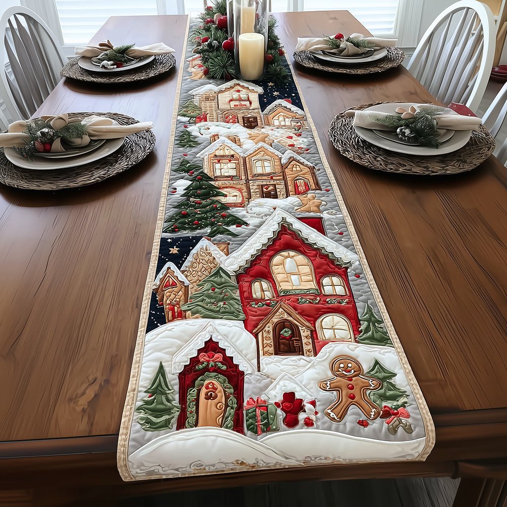 Merry Village Table Runner
