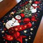 Merry Snowflakes Table Runner