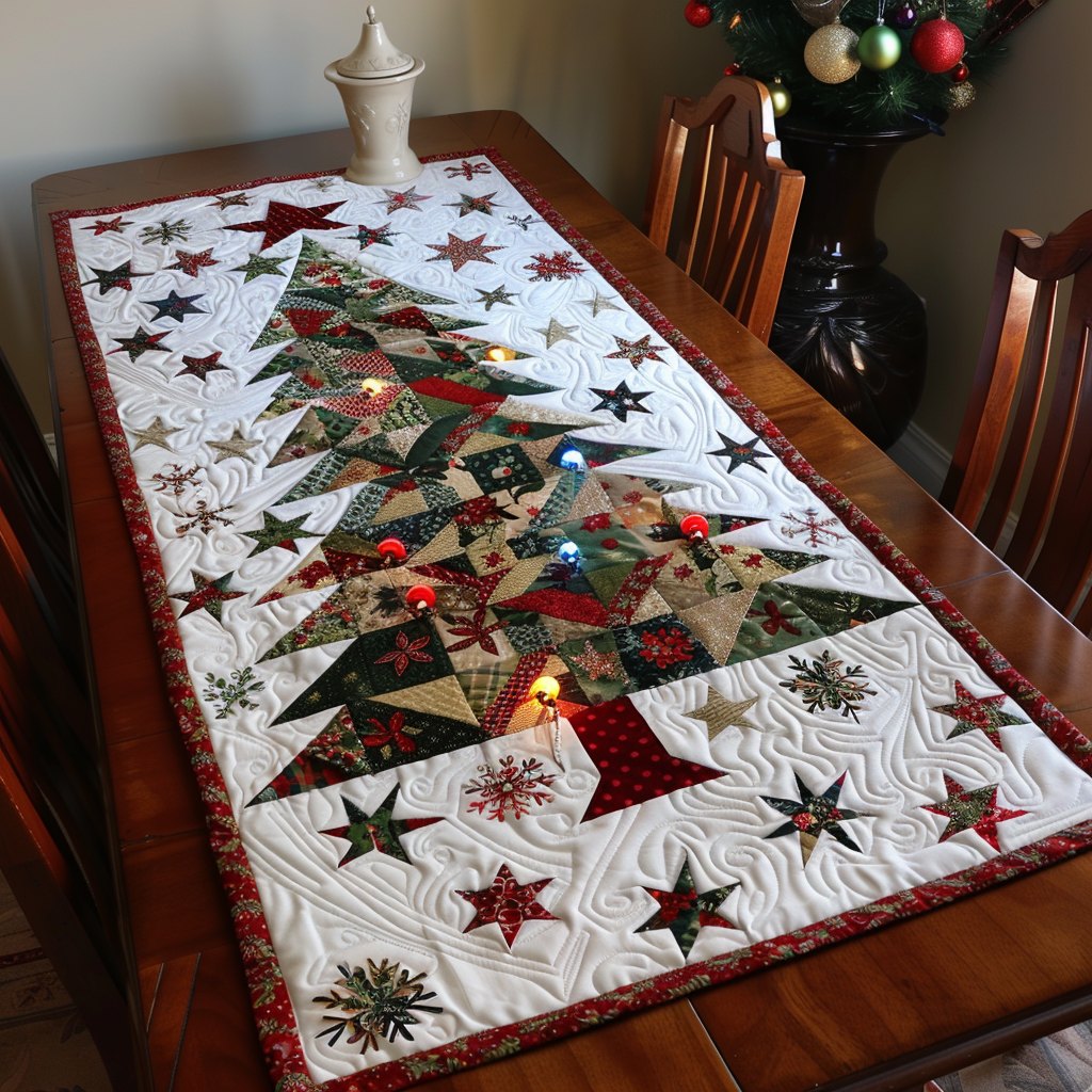 Merry Tree Table Runner