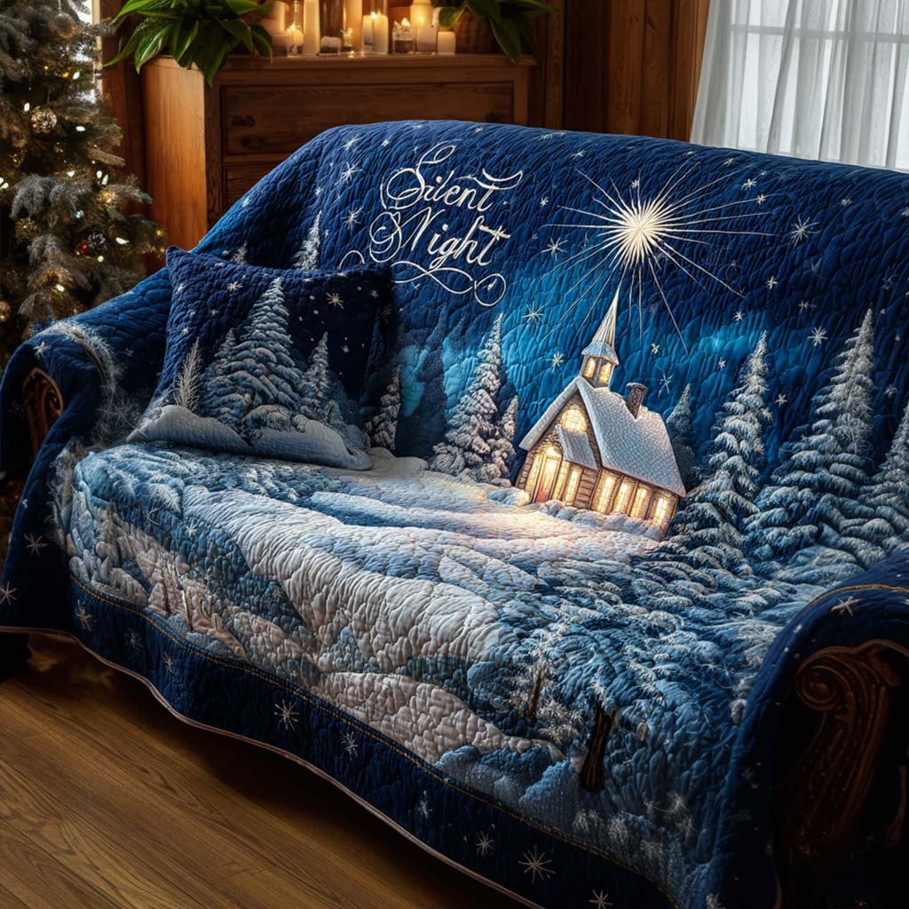 Midnight Chapel Light Sofa Cover