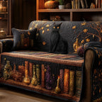 Midnight Chapters Sofa Cover