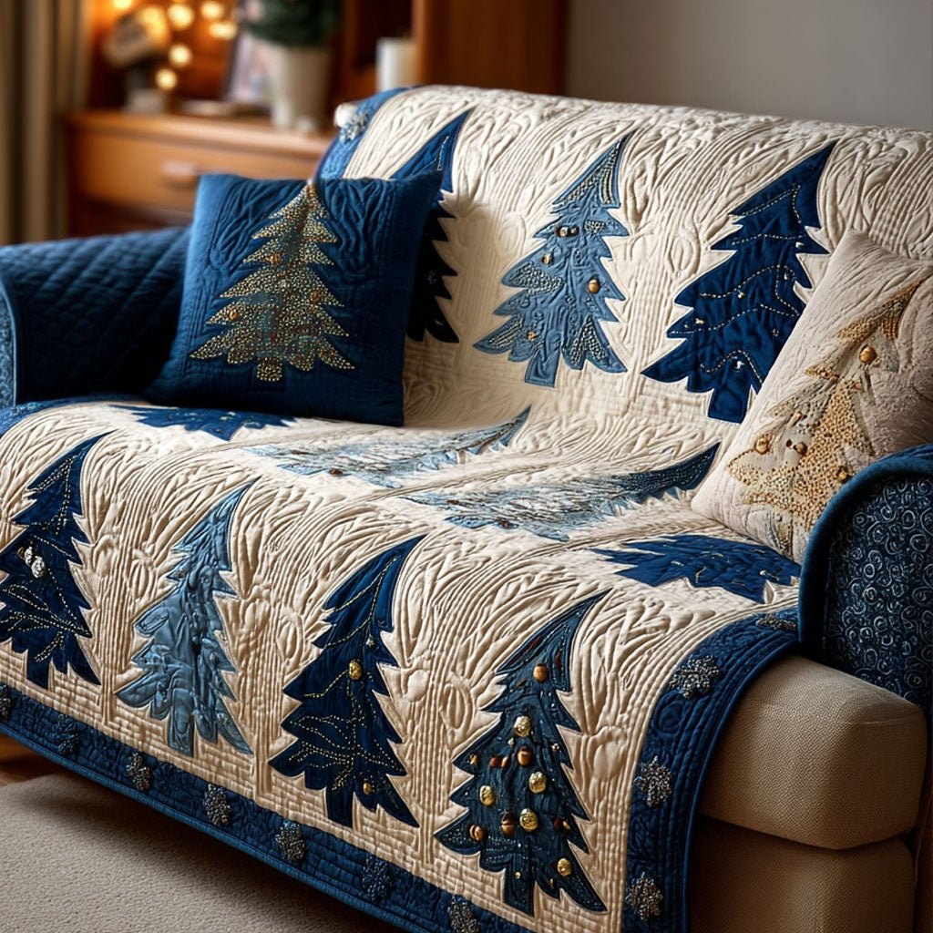 Midnight Evergreen Sofa Cover