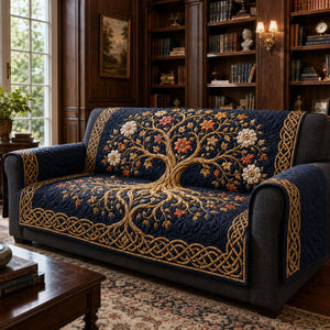 Midnight Floral Canopy Sofa Cover - Made to Order