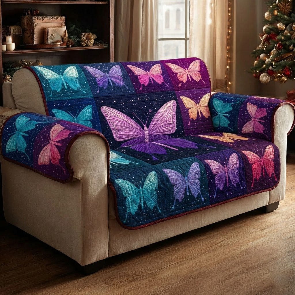 Midnight Flutter Sofa Cover