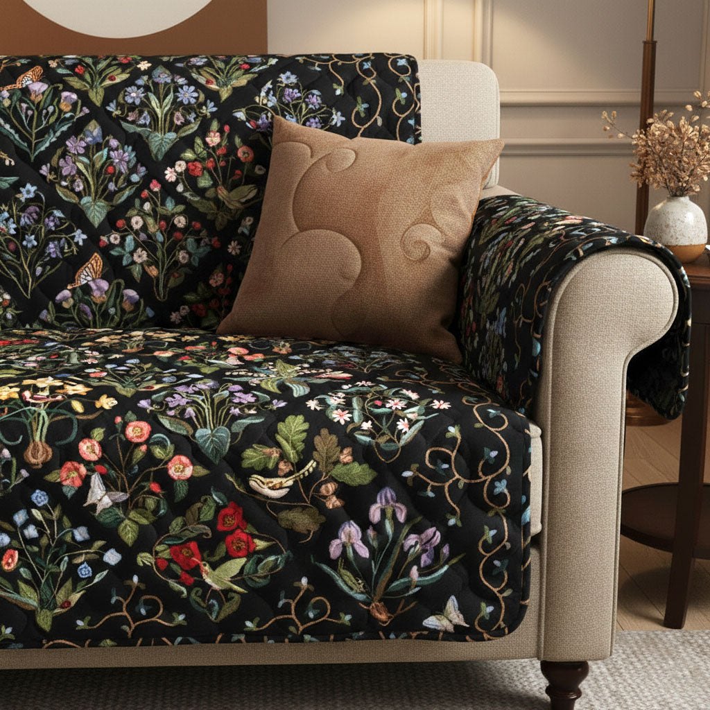 Midnight Garden Sofa Cover