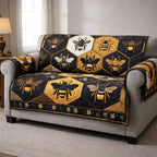 Midnight Hive Sofa Cover
