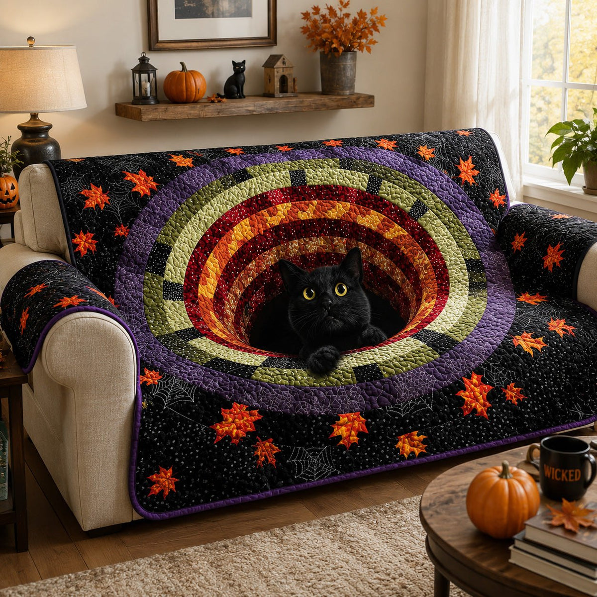 Midnight Portal Sofa Cover