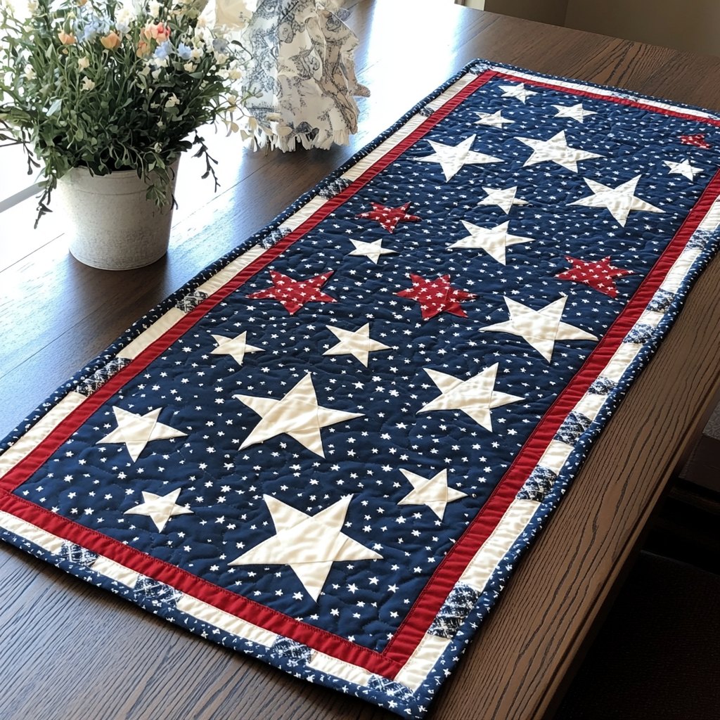 Midnight Shine Table Runner