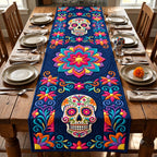 Midnight Skull Table Runner