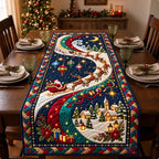 Midnight Sleigh Journey Table Runner