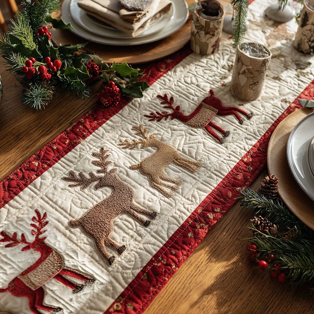Midnight Sleigh Table Runner