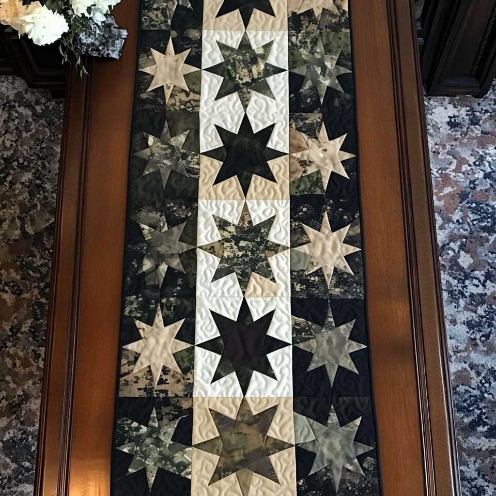 Midnight Stars Table Runner