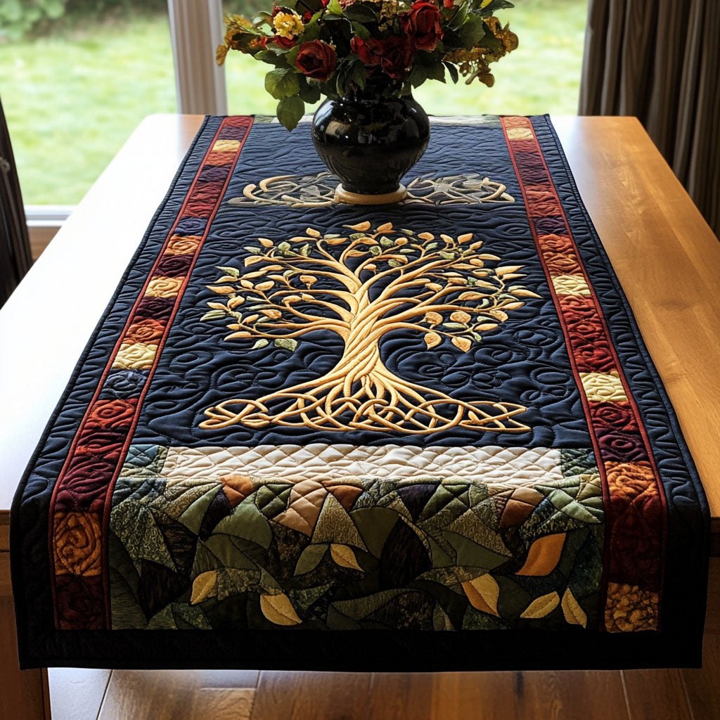Midnight Tree Table Runner