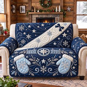 Midnight Winter Magic Sofa Cover - Made to Order