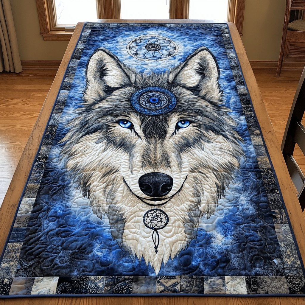 Mighty Wolf Table Runner