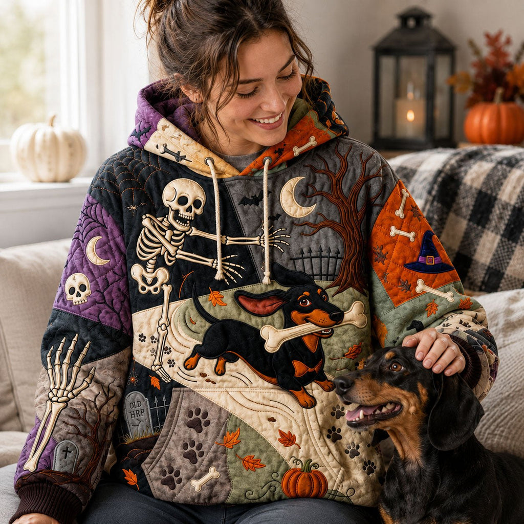 Missing Bone hoodie, all-over print