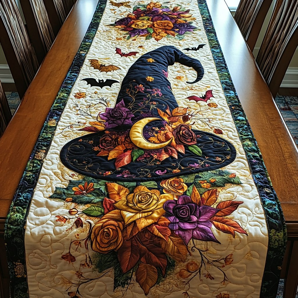 Moon Bloom Table Runner