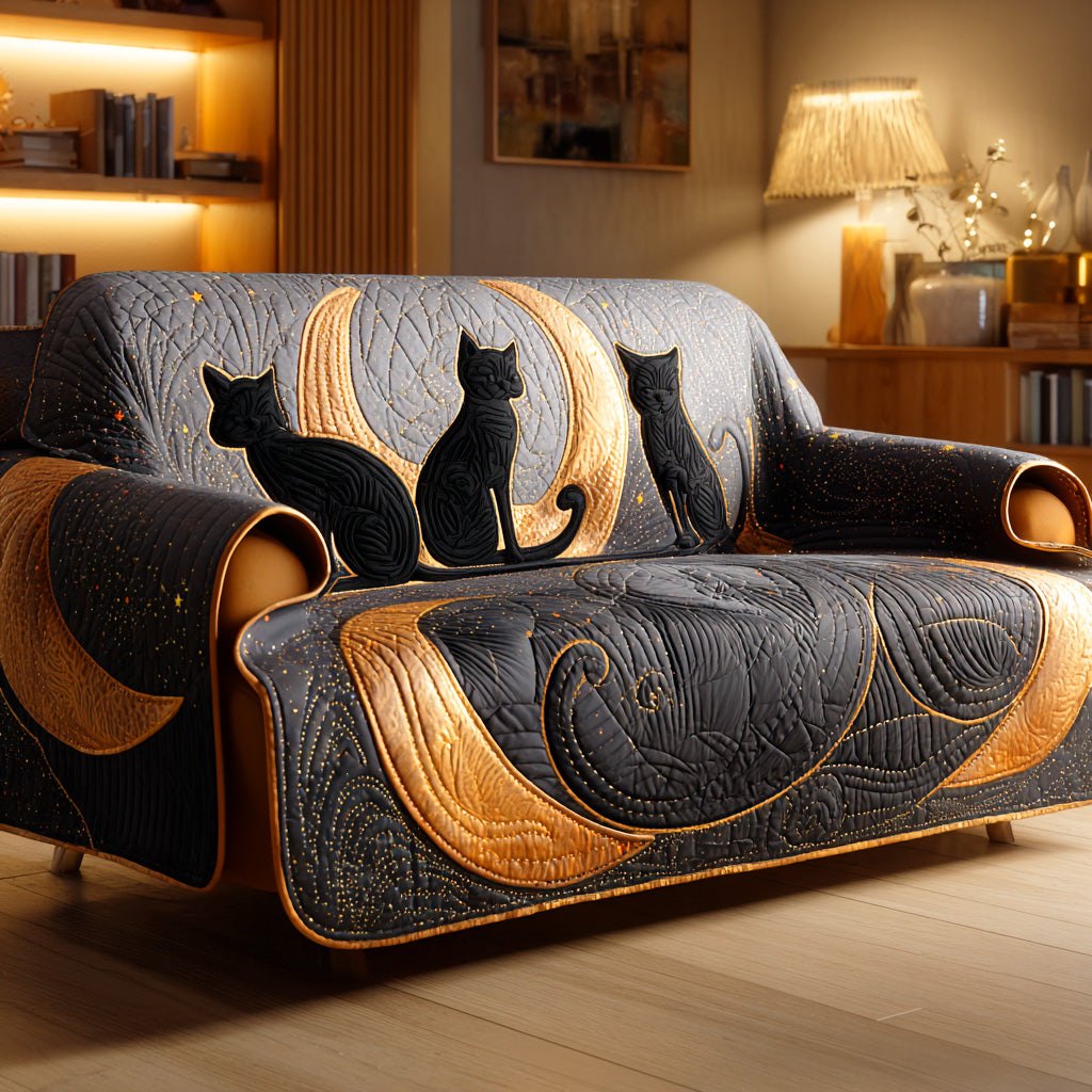 Moonlight Paws Sofa Cover