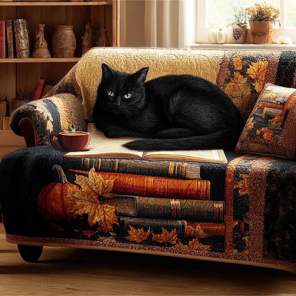 Moonlit Book Nook Sofa Cover