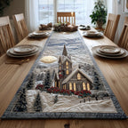 Moonlit Chapel Light Table Runner