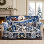 Moonlit Christmas Sofa Cover