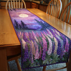 Moonlit Lupine Table Runner